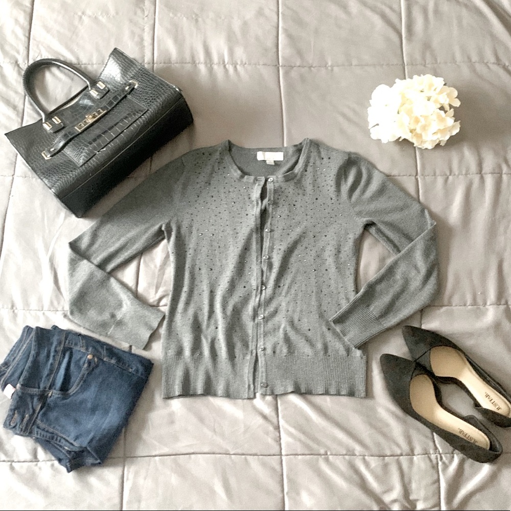 Sparkle Gray Cardigan